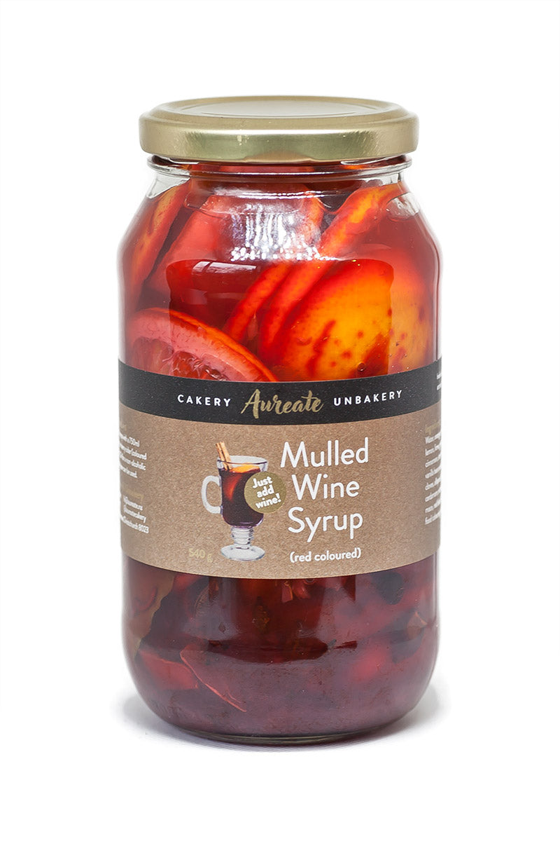 Mulled Wine Syrup - Red Coloured